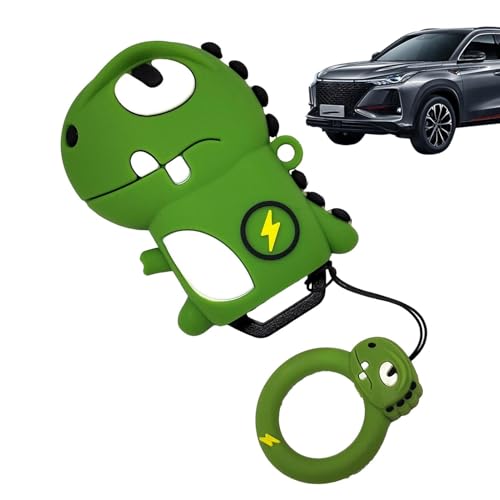 Dinosaurierauto -Schlüsselabdeckung - Cartoon -Remote -Key -Hülle mit Key Ring | Weiche Silikonauto-Schlüsselschutz für Mädchen Erwachsene, Anti-Drop-Schlüsselanhänger für Fahrzeug, Geschenk fü Dinosaurierauto -Schlüsselabdeckung - Cartoon -Remote -Key -Hülle mit Key Ring | Weiche Silikonauto-Schlüsselschutz für Mädchen Erwachsene, Anti-Drop-Schlüsselanhänger für Fahrzeug, Geschenk fü von Generisch