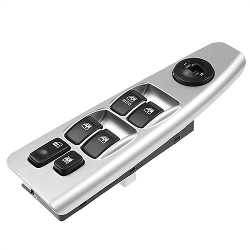 Fensterheberschalter für Autos Auto Vorne Links Tür Fenster für Glas Heber Wichtigsten Control für Schalter für Kia Spectra für Cerato 2004-2009 935702F200(Silber) von Generisch