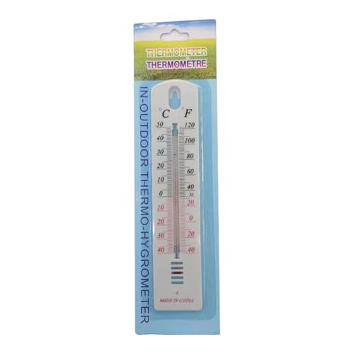 Gartenwand-Temperaturmesser, Innen-Außentemperaturmesser, Thermometer Analoges Raumthermometer, Leicht Ablesbare Temperaturanzeige Für Häuser Und Gewächshäuser von Generisch