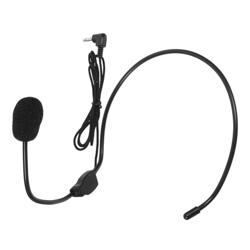 Generisch 4 Stück Headset-mikrofon Dj-Lautsprecher Mikrofon- USB-mikrofon Kleines Mikrofon Karaoke Ohrhörer Aufnahme- Und Bühnenmikrofone Mikrofon-kopfhörer Zum Sprechen Black Plastik von Generisch