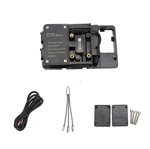 Generisch Anti Vibration Handyhalterung Motorrad Motorrad Zubehör Vorne Telefon Halter Smartphone Navigation Halterung Für Moto Für Guzzi V85 TT 2019 2020(Bracket) von Generisch