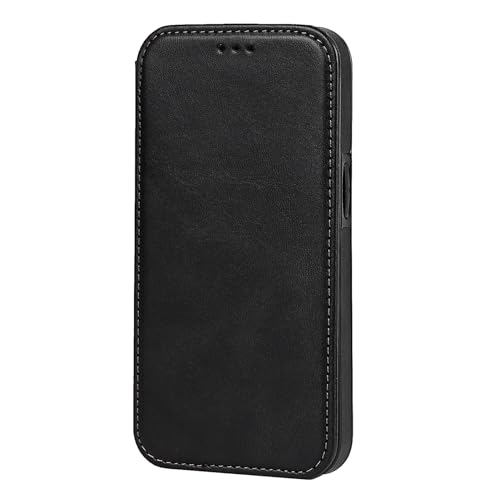 Generisch Brieftaschen-Hülle für iPhone 16/16 plus/16 pro/16 pro max, Klapp-Vollschutzhülle aus Leder mit Kartenfächern, Standfunktion, Handyhülle im Business-Stil von Generisch