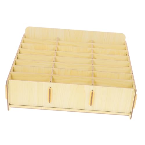 Generisch Handy-organizer Aus Holz, Massivholz-handy-, 24 Fächer, Schreibtisch-organizer Für Klassenzimmer, Büro, Multifunktionale Handy-halterung, Box, Telefon-caddy Für von Generisch