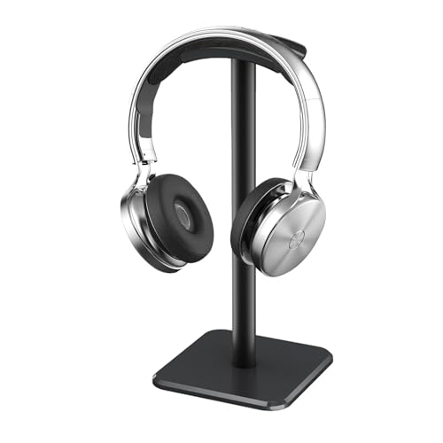 Generisch Headphone Desk Stand, Headset Holder Detachable, Headset Holder Stand, Headset Desk Hook, Gamings Headset Stand, Earphone Desk Top Hanger Mount Rack for Living Room, and Study Room von Generisch