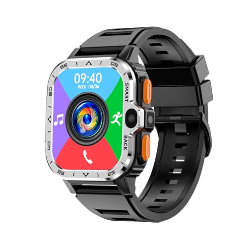 Generisch New 4G LTE XPGD Android Smart Watch GPS 16G/64G/128G ROM HD Dual Camera SIM Card Bluetooth WiFi Sport Tracking Smartwatch (Black, RAM 2GB ROM 16GB) von Generisch