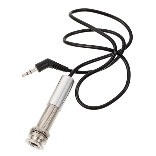 Generisch Pickup-Stromkabel gitarrenkabel guitar cable Gitarren-Pickup-Stromversorgung Tuner Gitarrenmutter Zubehör für Tonabnehmer für E-Gitarren Zubehör für Gitarren-Bass-Tonabnehmer Black von Generisch