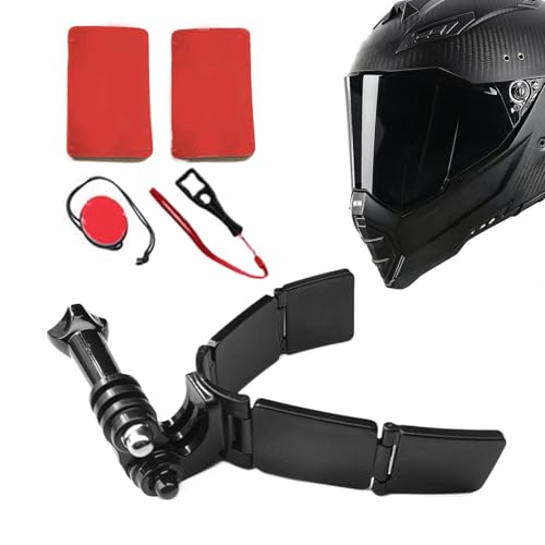 Head Cover Kinnhalterung | Cam Zubehör Kinnhalterung Kits Kinnriemen Abdeckung - Sportkamerahalterung Action Sport Cam Befestigungsset für Skifahren Biker von Generisch