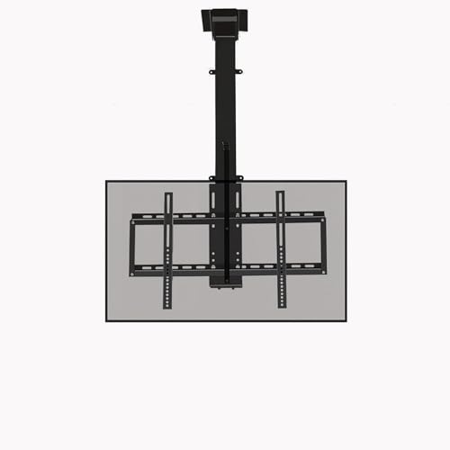 Höhenverstellbare Deckenhalterung für 81,3 cm (81,3 cm / 75 Zoll) flache, gebogene Fernseher, max. 60 kg, VESA 600 x 400 mm, Hubbereich 730 mm, 1730 mm von Generisch