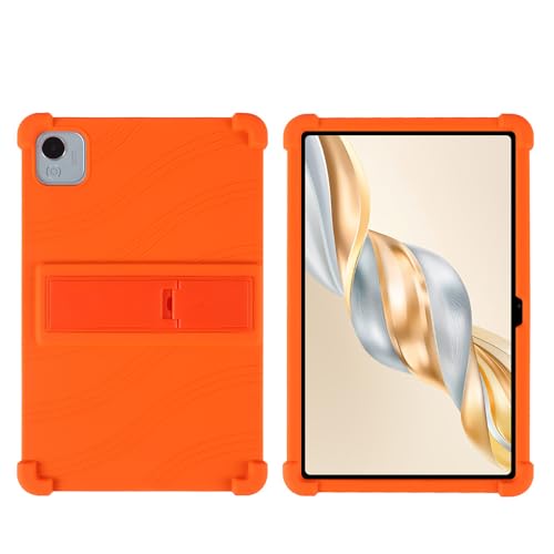 Hülle kompatibel für Honor Pad X9 Pro - Leichte, kinderfreundliche, stoßfeste Schutzhülle silikon hülle für Honor Pad X9 Pro 11.5 Zoll (Orange) von Generisch