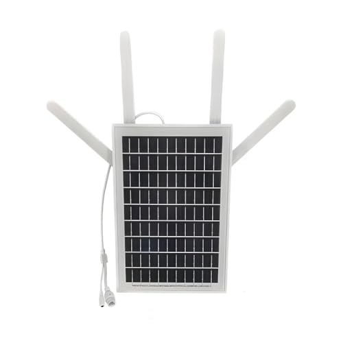 IP66 Outdoor Wasserdicht 4G 15W Solar Wifi Repeater Board Insert 7 Tage Long Standby SIM Router Device Mobile Card Tools Extender Range Router Portable Signal Router WiFi Extender Repeater Long von Generisch