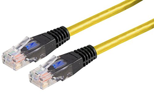 Kabel, CAT 5E Crossover, 5 m, Gelb, 1 Stück von Generisch