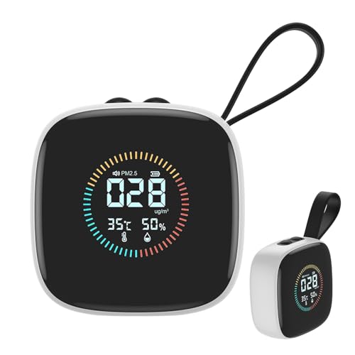 Luftdetektor, Luftmonitor PM2.5 - Kleines LED -Display mit Riemenluftqualitätsmonitor - Mehrzweckstauberkennungsinstrument für Bildungseinrichtungen von Generisch