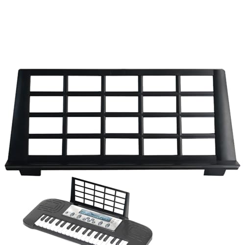 Notenhalter, Notenbuchständer für Keyboard - Tragbarer Notenhalter - Faltbarer tragbarer Noten-Dokumentenhalter für Noten-Musikinstrument-Helfer Notenhalter, Notenbuchständer für Keyboard - Tragbarer Notenhalter - Faltbarer tragbarer Noten-Dokumentenhalter für Noten-Musikinstrument-Helfer von Generisch