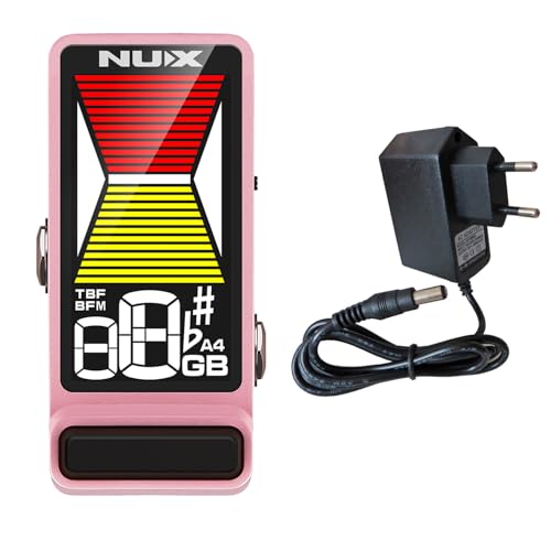 Nux NTU-3 MKII Flow Tune Pink Stimmgerät mit keepdrum 9V Netzteil von Generisch