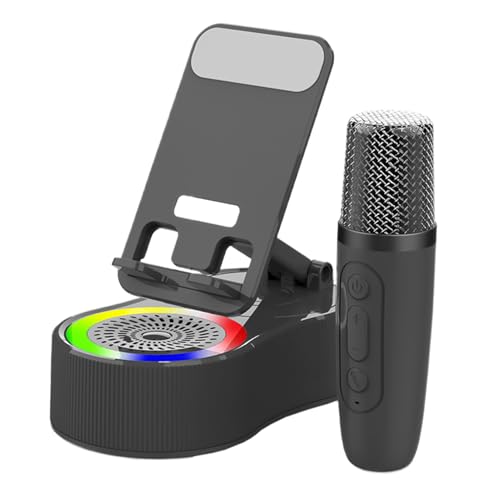Phone Speaker Stand, Charging Speaker Stands, LED Light Display, Cool Tech Gadget Design, 6.1x3.39x2.17 Inches, for Shower, Car, Desk, Party, Camping, and Travel Use Phone Speaker Stand, Charging Speaker Stands, LED Light Display, Cool Tech Gadget Design, 6.1x3.39x2.17 Inches, for Shower, Car, Desk, Party, Camping, and Travel Use von Generisch