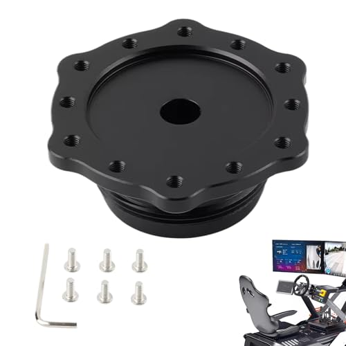 Rad Spacer - Aluminiumlegierungsrad -Abstandshalter | Rennspiel -Lenkräder Adapter | Ersatzsystem für Automobilgeräte für PC -Automobil -Renngeräte für Männer Frauen Teenager Rad Spacer - Aluminiumlegierungsrad -Abstandshalter | Rennspiel -Lenkräder Adapter | Ersatzsystem für Automobilgeräte für PC -Automobil -Renngeräte für Männer Frauen Teenager von Generisch
