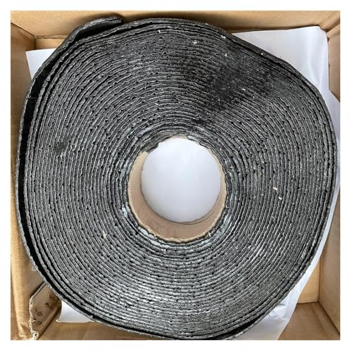 Schwarzes Asphaltband für Fugen, selbstklebendes Reparaturfüller für Asphalt, Parkplatz, Rissversiegelung, 2,5 mm dick, keine Taschenlampe erforderlich, 3 Rollen (5 cm x 10 m) von Generisch