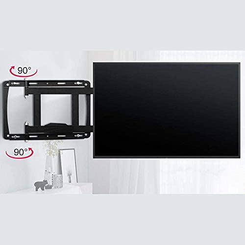 Stabiler TV-Wandhalterung aus Eisen für 81,3 cm (50 Zoll) große Fernseher, schwenkbar, neigbar, höhenverstellbar, max. 15 kg, 400 x 400 mm von Generisch