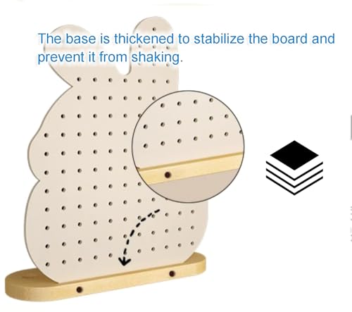 Stecktafel-Kombinationsset, Wand-Organizer aus Metall, stehendes Stecktafel-Panel-Set for Küche, Büro, Schlafzimmer von Generisch