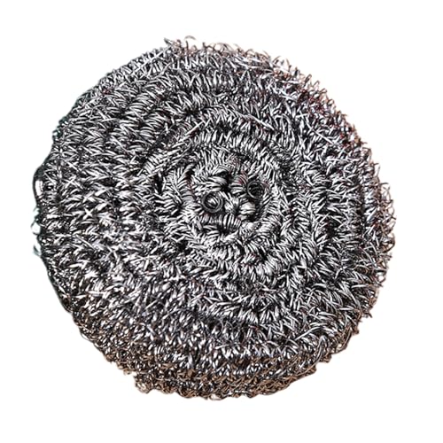 Steel Wool Scrubber, Tight Weaving Process, Steel Wool Reusable Metal Sponge, Non-Scratch Multipurpose Home Cleaning Supplies, for Dishwashing, Oven, Grill, Cookware Steel Wool Scrubber, Tight Weaving Process, Steel Wool Reusable Metal Sponge, Non-Scratch Multipurpose Home Cleaning Supplies, for Dishwashing, Oven, Grill, Cookware von Generisch