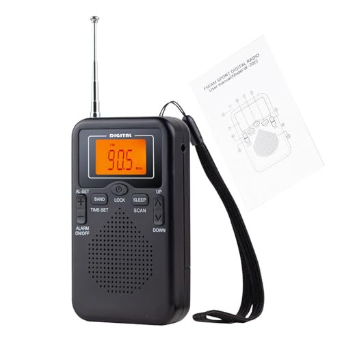 Taschenradio - Taschenradio AM FM, Transistorradio | Tragbares AM-FM-Radios, Walk-Man-Transistor-Batterieradio, Bester Empfang, digitaler LCD-Bildschirm, Taschen-Miniradio für Zuhause Taschenradio - Taschenradio AM FM, Transistorradio | Tragbares AM-FM-Radios, Walk-Man-Transistor-Batterieradio, Bester Empfang, digitaler LCD-Bildschirm, Taschen-Miniradio für Zuhause von Generisch