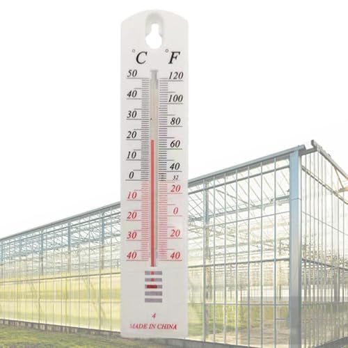 Temperature Gauge - Wall Mounted Indoor Gauge, Room Temperature Indoor, Indoor Temperature Gauge Monitor Indicator for Offices, Warehouses, Homes, Greenhouses von Generisch