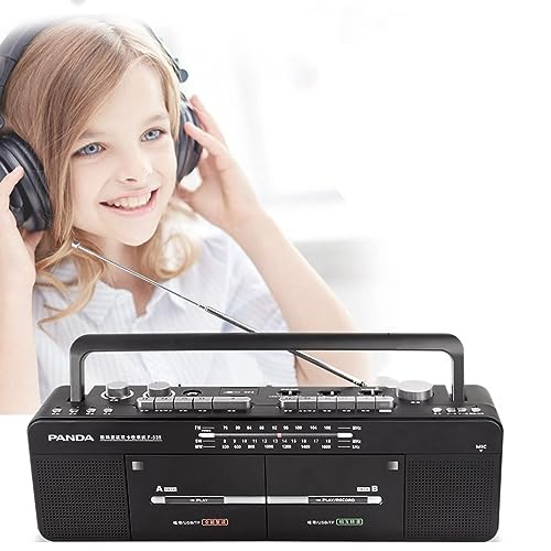 Tragbarer Kassettenspieler Recorder Boombox mit AM/FM-Radio, Doppelband-Player, MP3/U-Disk/TF-Kartenwiedergabe, Ein-Klick-Aufnahme/Transkription Tragbarer Kassettenspieler Recorder Boombox mit AM/FM-Radio, Doppelband-Player, MP3/U-Disk/TF-Kartenwiedergabe, Ein-Klick-Aufnahme/Transkription von Generisch