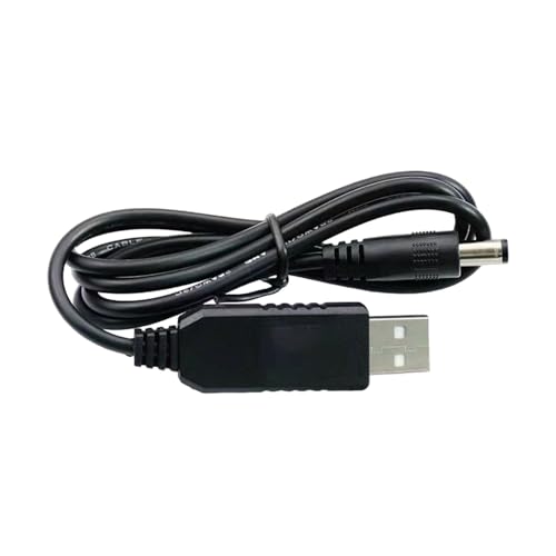 USB -Boost -Kabel - Tragbares USB -Stromversorgungskabel | USB Bis 12 V Kabel | Router-Adapterkabel DC 5V Bis 12 V Kabel-Kabel-Aufstiegskonverter, USB Bis 12 V DC Jack-Stromkabel Für Lüfter, Drahtlose von Generisch