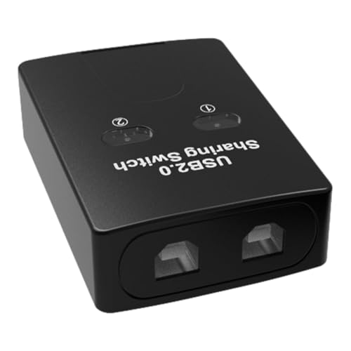 USB-Drucker-Sharing-Ausrüstung, USB-Peripherie-Switcher-Adapter-Box-Hub - -out Splitter USB Sharer - Bequeme und praktische KVM-Switches, USB-Druckerfreigabeausrüstung für Druckermaus von Generisch