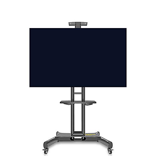 Universal-TV-Ständer mit Rädern für 81,3 cm (65 Zoll) LCD-, LED-OLED-Flachbildfernseher, kommerzieller Haushalt, Display, Regal, TV-Wagen, mobiler TV-Ständer von Generisch