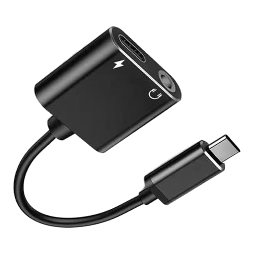 Usb C-auf-3,5-mm-Klinken- Und Ladegerät-Adapter,2-in-1-usb C-auf-Aux-Audio-Klinkenadapter,usb C-Kopfhörer-Adapter,Tablet-Schnelllade-Ladegerät-Adapter Für Kinder, Erwachsene,Alle Altersgruppen,Familie von Generisch