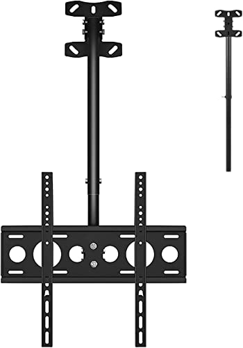 Vollbewegliche TV-Deckenhalterung für 66 - 109 cm (26 - 43 Zoll) große Fernseher, schwenkbar, neigbar und drehbar, bis zu 35 kg, VESA 400 x 400 mm, kompatible TV-Halterung mit Multifunktion von Generisch