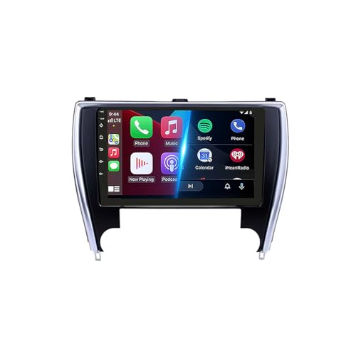 ZGYBDH 10 Zoll Android 13 Doppel Din Autoradio mit Bluetooth Autoradio FM Radio Rückfahrkamera USB Lenkradsteuerung für Toyo-ta Camry U.S 2015-2017 Navi Auto Bildschirm (TL7 4+32G) von Generisch