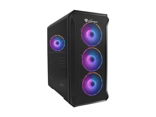 Unbekannt unterstützt Prozessor-Marke Modell Box Gaming IRID 503 ARGB MATX 1 x USB 3.0 2 x USB 2.0 S/F Hartglas NPC-1559 Mehrfarbig von Genesis