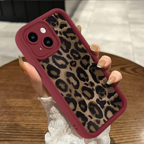 Genmoral Kompatibel mit Xiaomi Redmi K60 Ultra Matt Case, Leopard Gepard Muster stoßfest, Weiche TPU Schutzhülle für Damen und Mädchen, Kratzfeste Handyhülle von Genmoral