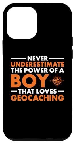 Hülle für iPhone 12 mini Geocacher unterschätzen niemals die Macht eines Jungen von Geocaching Hobby Present Geocacher Apparel