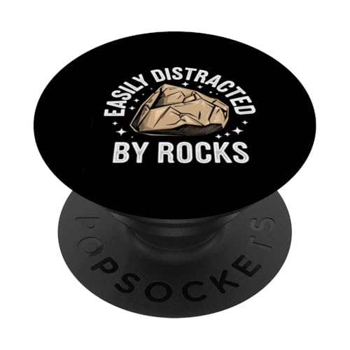 Geologie leicht von Felsen abgelenkt PopSockets Klebender PopGrip von Geology Rocks Expert Geologist Rock Collector