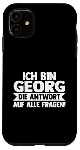 Hülle für iPhone 11 Vorname Georg von Georg Geschenk