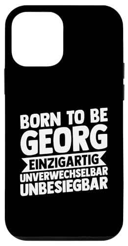 Hülle für iPhone 12 mini Vorname Georg von Georg Geschenk