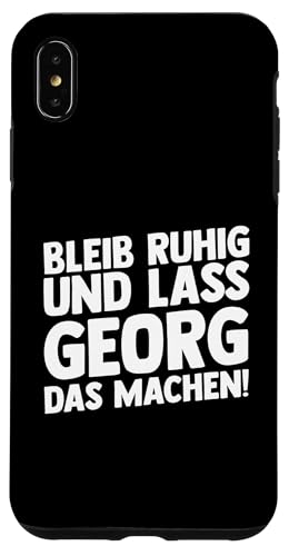 Hülle für iPhone XS Max Vorname Georg von Georg Geschenk