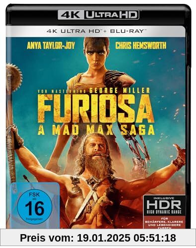 Furiosa: A Mad Max Saga (4K Ultra HD) (+ Blu-ray) von George Miller