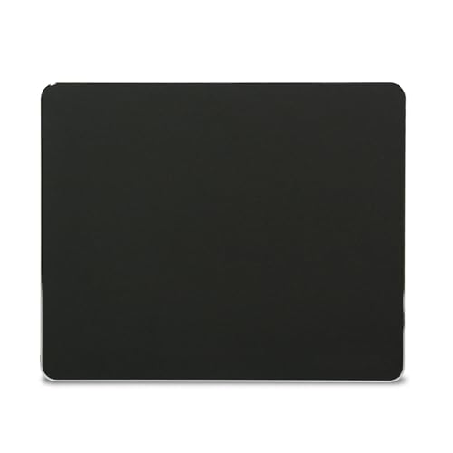 JUNCHENGBAO Metall-Aluminium-Mauspad, hart, glatt, dünn, doppelseitig, wasserdicht, Gamer-Computer-Mauspad for Büro und Zuhause(Black,300x240mm) von JUNCHENGBAO