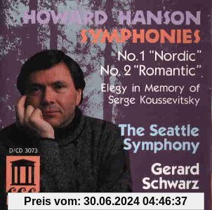 Hanson/Sinfonien 1+2/Elegie von Gerard Schwarz