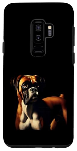 Hülle für Galaxy S9+ Deutsch Boxer Shirt Boxie Mama Papa Doggie Boxer Bulldogge Hund von German Boxer Gifts and Doggie Shirts