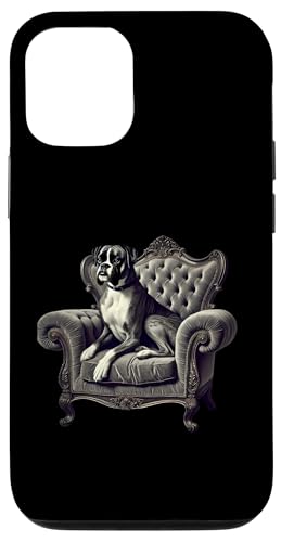 Hülle für iPhone 12/12 Pro Deutsch Boxer Shirt Boxie Mama Papa Doggie Boxer Bulldogge Hund von German Boxer Gifts and Doggie Shirts