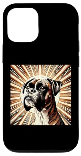 Hülle für iPhone 13 Pro Deutsch Boxer Shirt Boxie Mama Papa Doggie Boxer Bulldogge Hund von German Boxer Gifts and Doggie Shirts