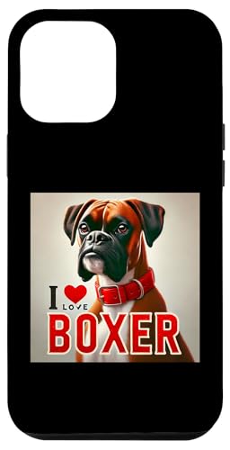 Hülle für iPhone 15 Pro Max Deutsch Boxer Shirt Boxie Mama Papa Doggie Boxer Bulldogge Hund von German Boxer Gifts and Doggie Shirts