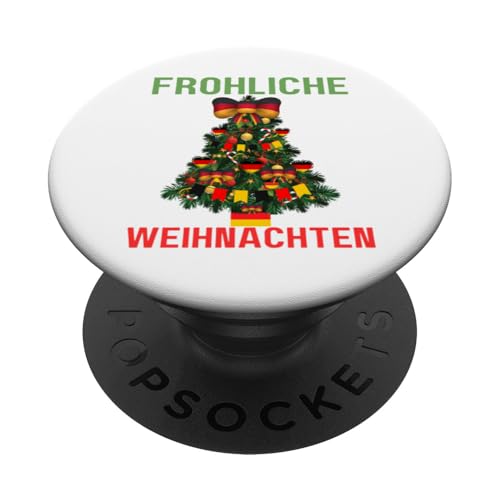 Deutsche Weihnachtsferien Deutsche aus Deutschland Mama Papa & Kinder PopSockets Klebender PopGrip von German Christmas Shopp