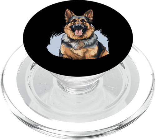 Deutscher Schäferhund Hunderasse niedliche Grafik PopSockets PopGrip für MagSafe von German Shepherd Dog Breed Pet Designs