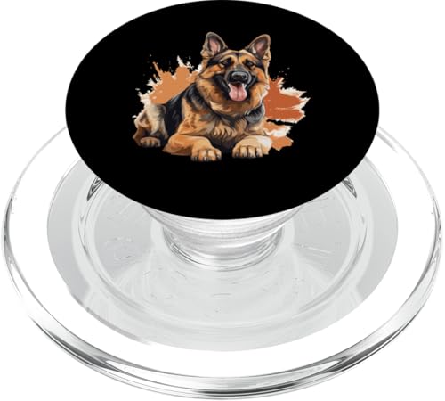 Deutscher Schäferhund Hunderasse niedliche Grafik PopSockets PopGrip für MagSafe von German Shepherd Dog Breed Pet Designs